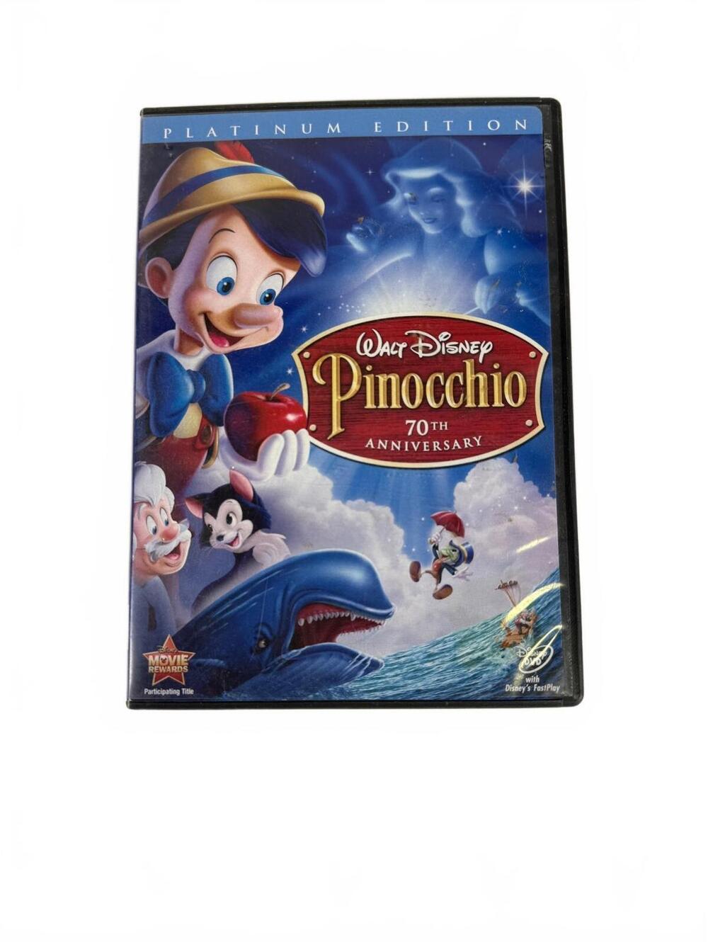 Walt Disney Pinocchio 70th Anniversary Platinum Edition DVD - Vintage Classic